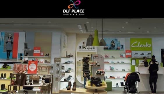 Clarks Footwear Store at DLF Place in 