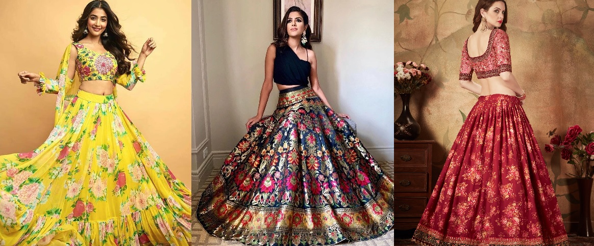 Floral Lehenga Choli