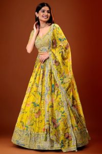 Floral Lehenga Choli